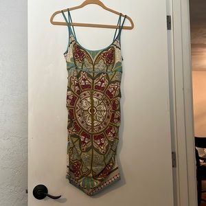 Vintage Nicole Miller Collection double strap mini dress, excellent condition